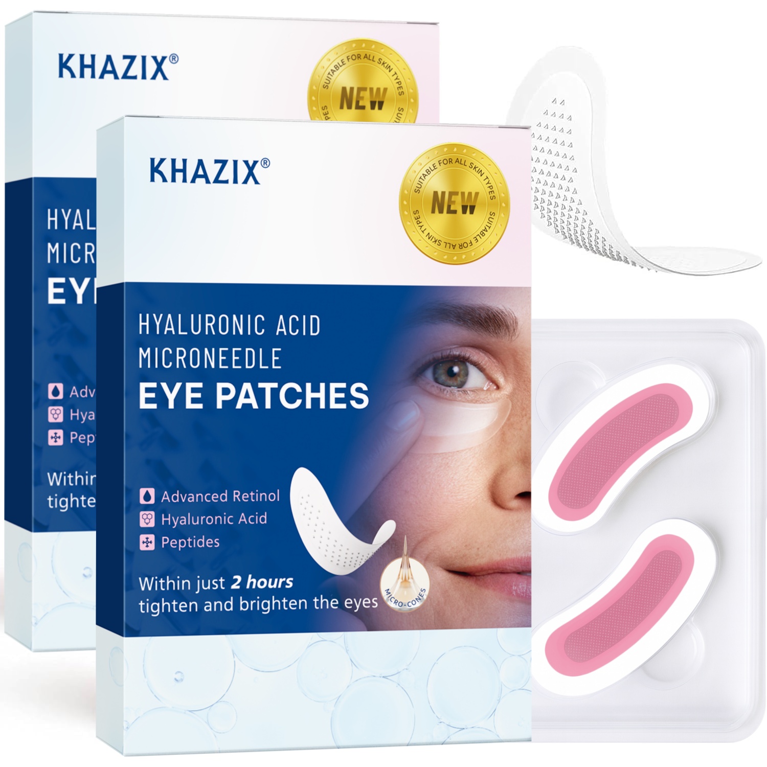 Microneedle Patch Eye - Patches para Olhos com Retinol e