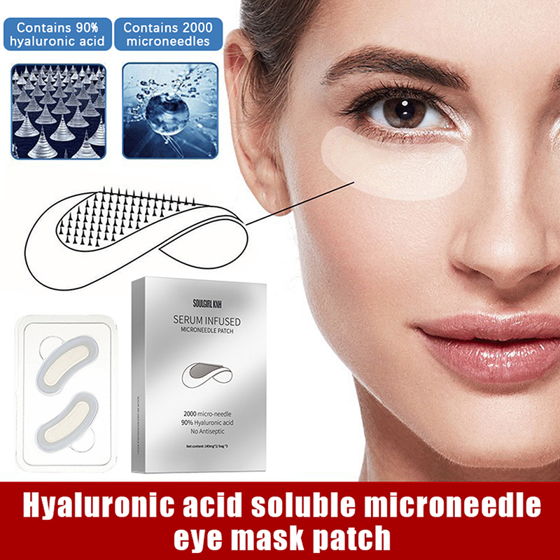 Microneedle Patch Eye - 1/3 Pares de Máscaras de Microagulhas