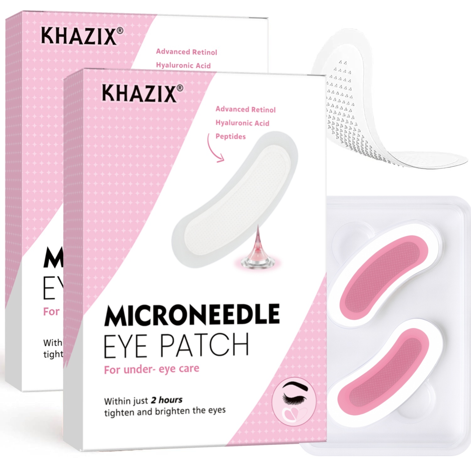 Microneedle Patch Eye - Patches Oculares de Retinol com Ácido