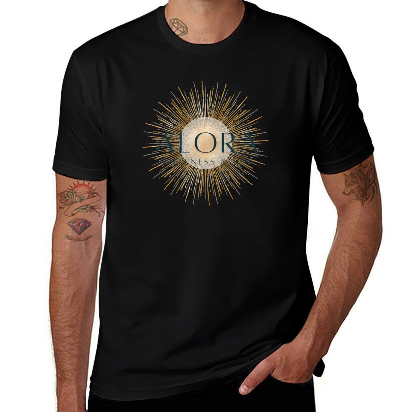 Spa Wellness The Fort - Camiseta Alora wellness spa com estampa