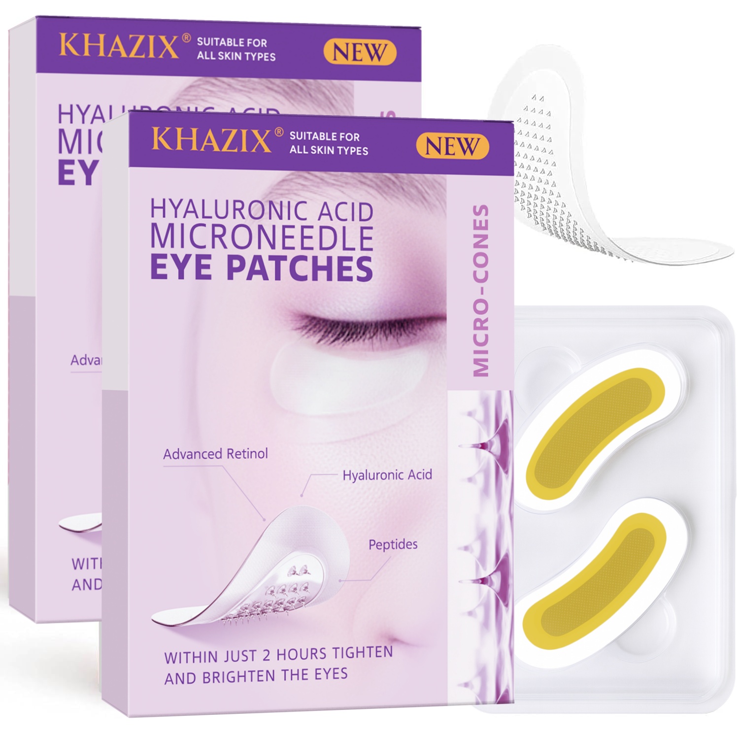 Microneedle Patch Eye - Patches para Olhos com Retinol e
