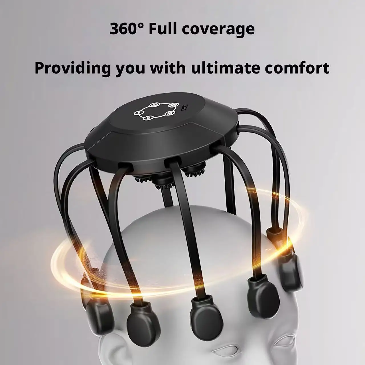 Spa Y Wellness - Massageador Elétrico de Cabeça Octopus com