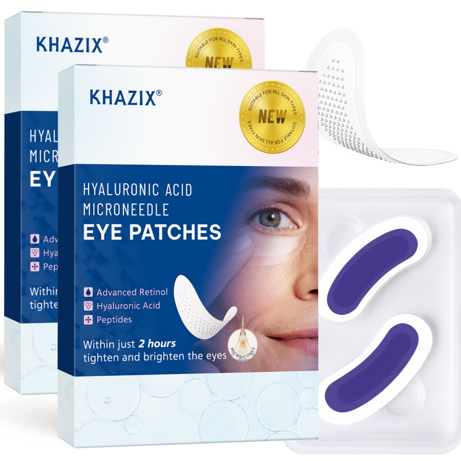 Patches para Olhos com Retinol - Microneedle Patch Eye avaliação e preço