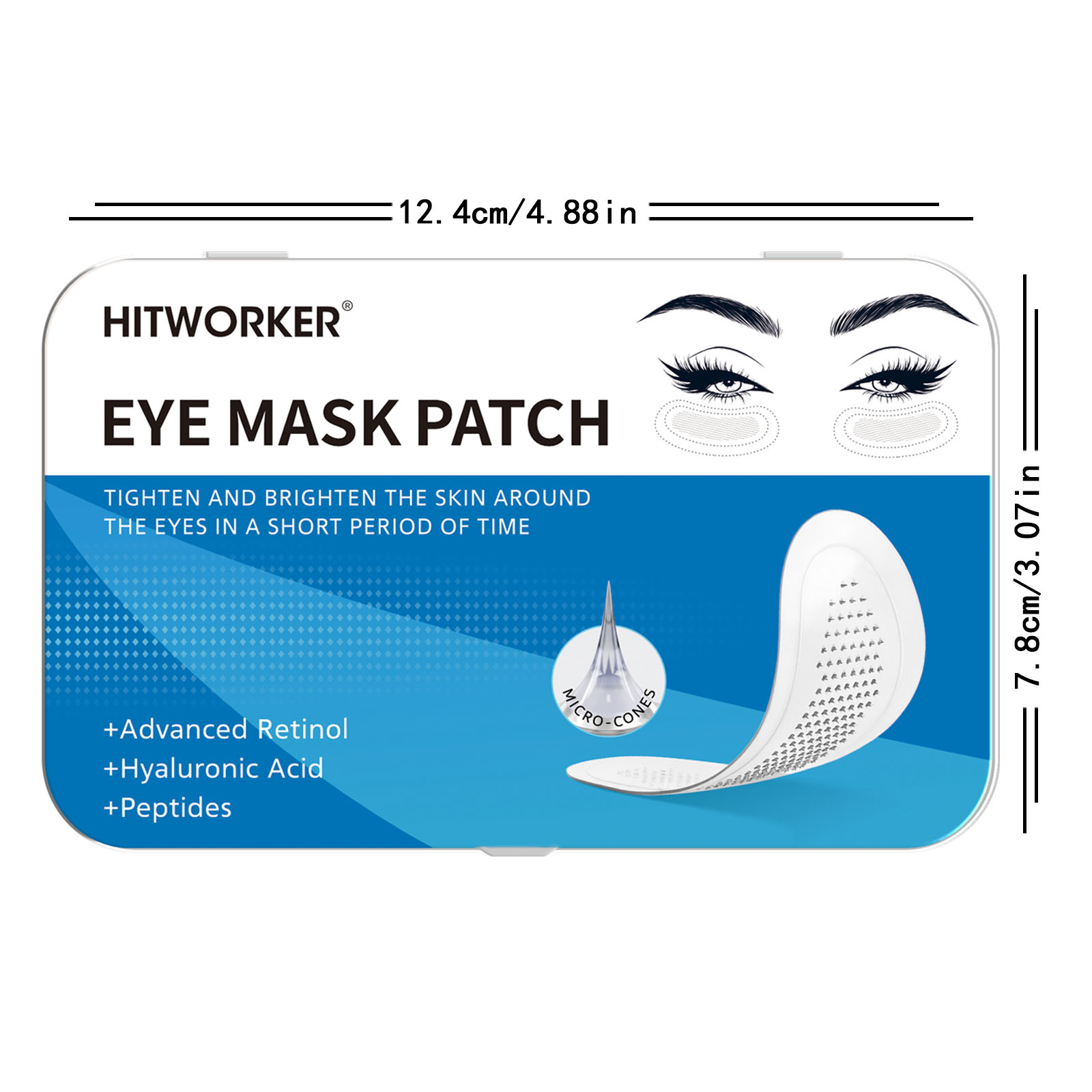 Patches de Hidrogel para Limpe - Microneedle Patch Eye avaliação e preço