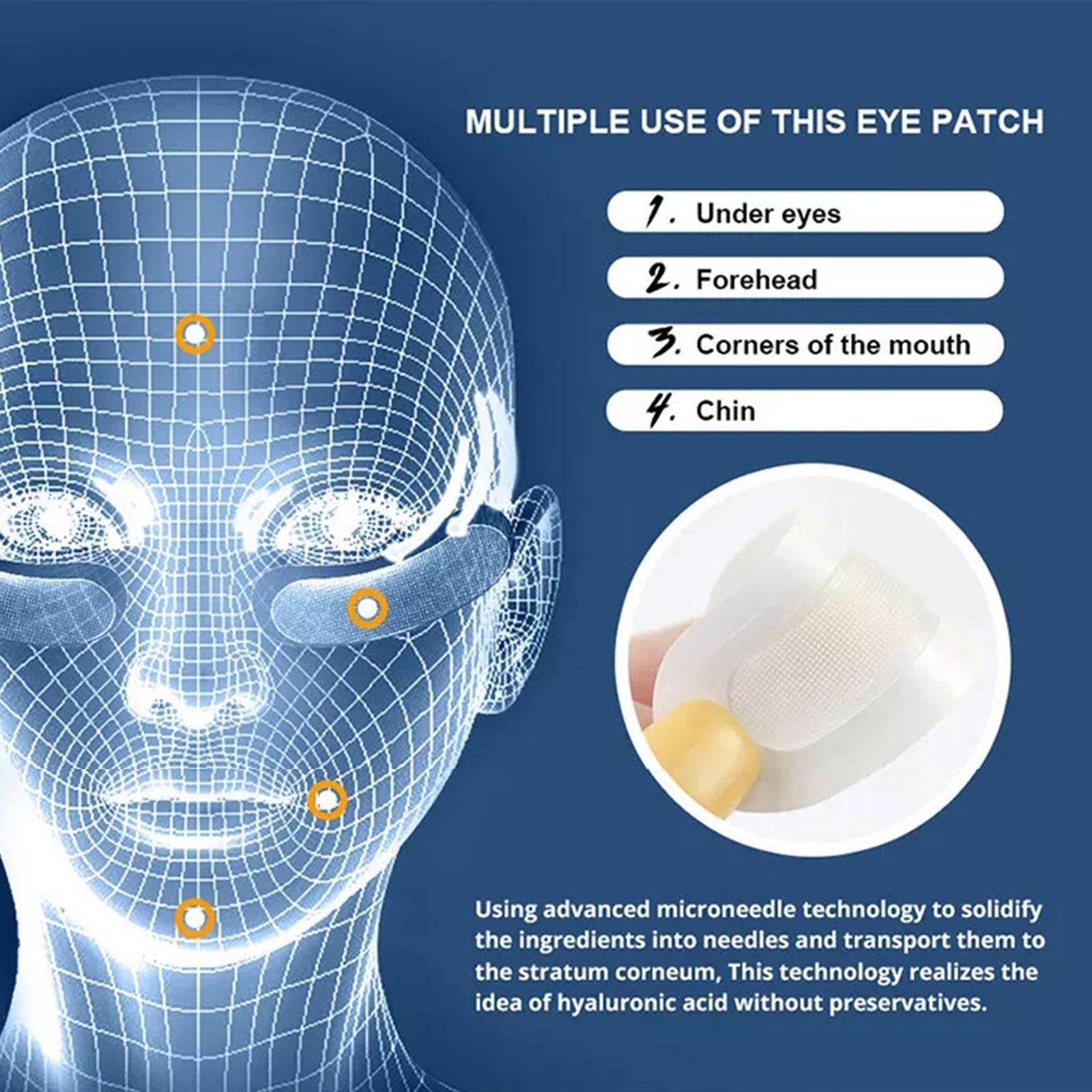 1 par de adesivos para os olho - Microneedle Patch Eye avaliação e preço