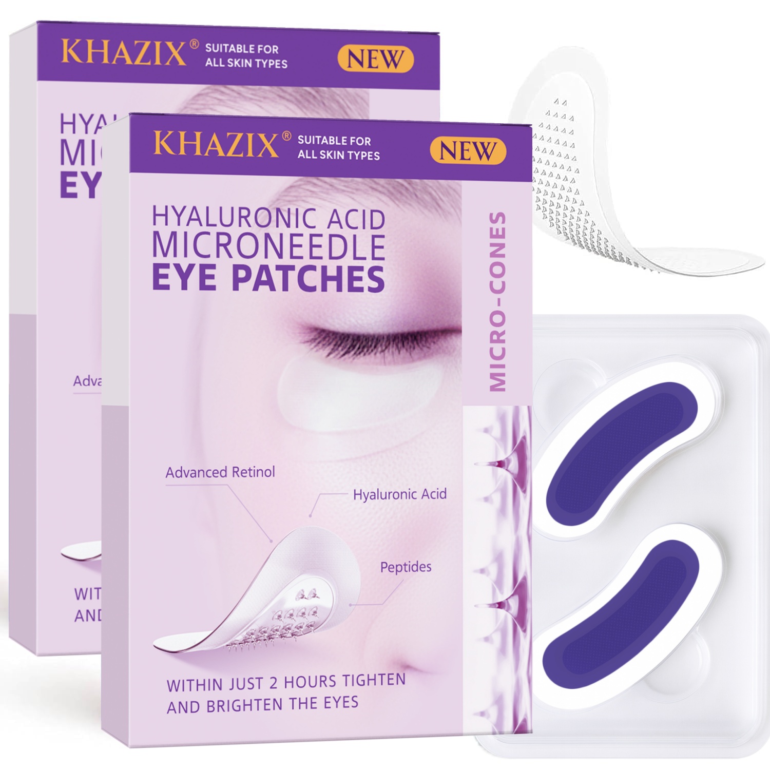 Patches para Olhos com Retinol - Microneedle Patch Eye avaliação e preço