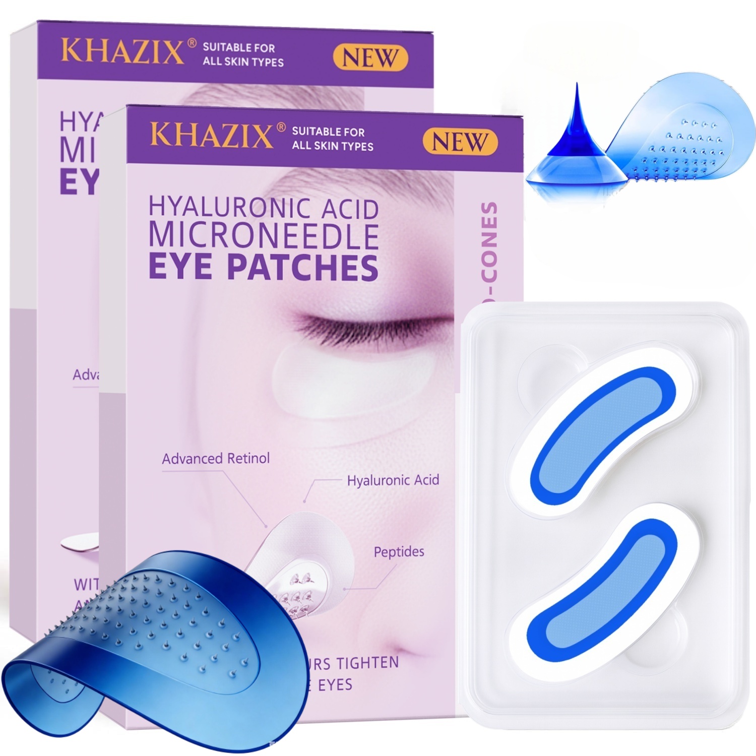 Patches para Olhos com Retinol - Microneedle Patch Eye avaliação e preço