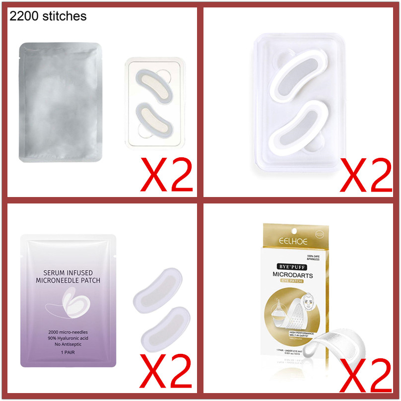 2 pares micro-agulha sob o olh - Microneedle Patch Eye avaliação e preço